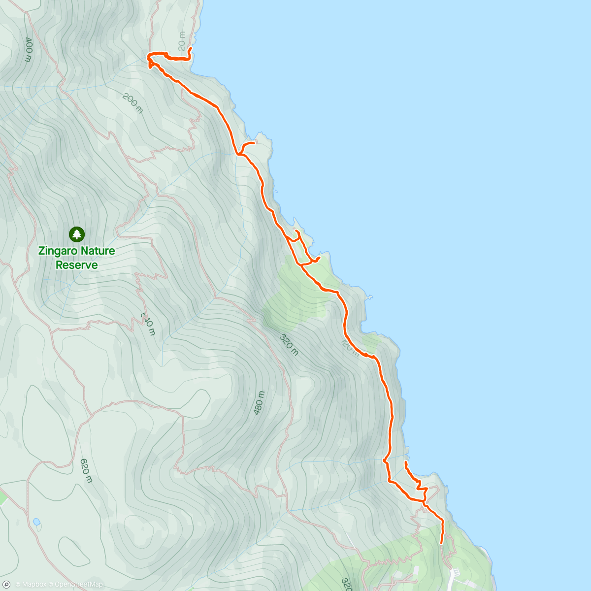 Map of the activity, Trekking alla Riserva dello Zingaro ♥️ ♥️
