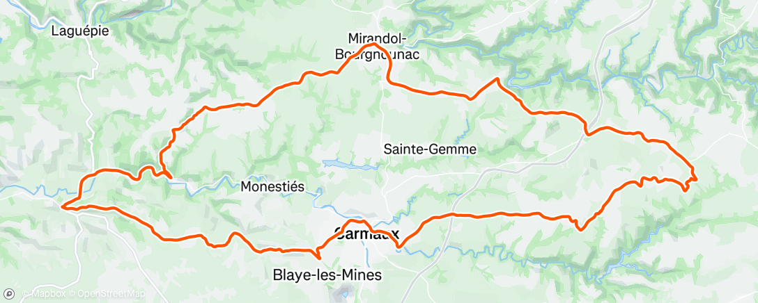 Carte de l'activité