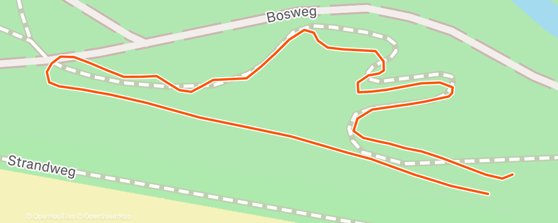 Map of the activity, Mini Turbo Track in Hofstade