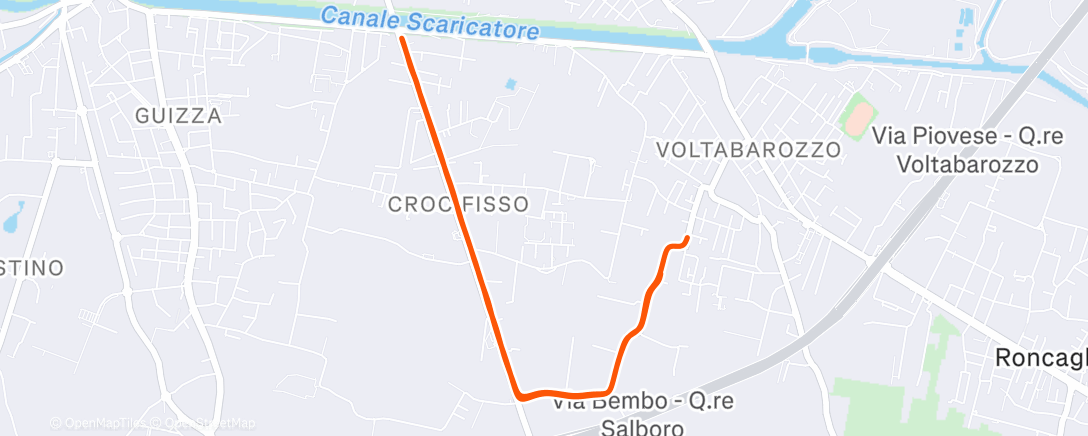 Карта физической активности (Lunch Run)