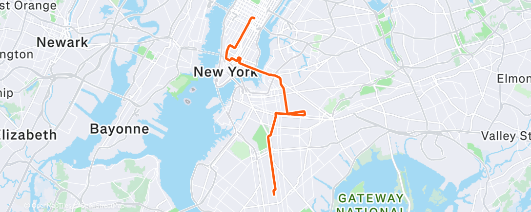 Map of the activity, Afternoon Ride