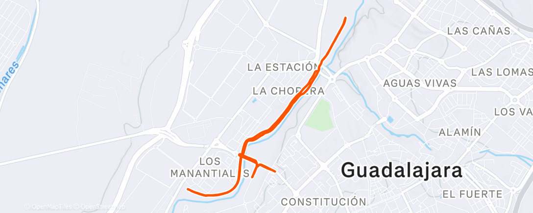 Карта физической активности (Carrera de tarde)