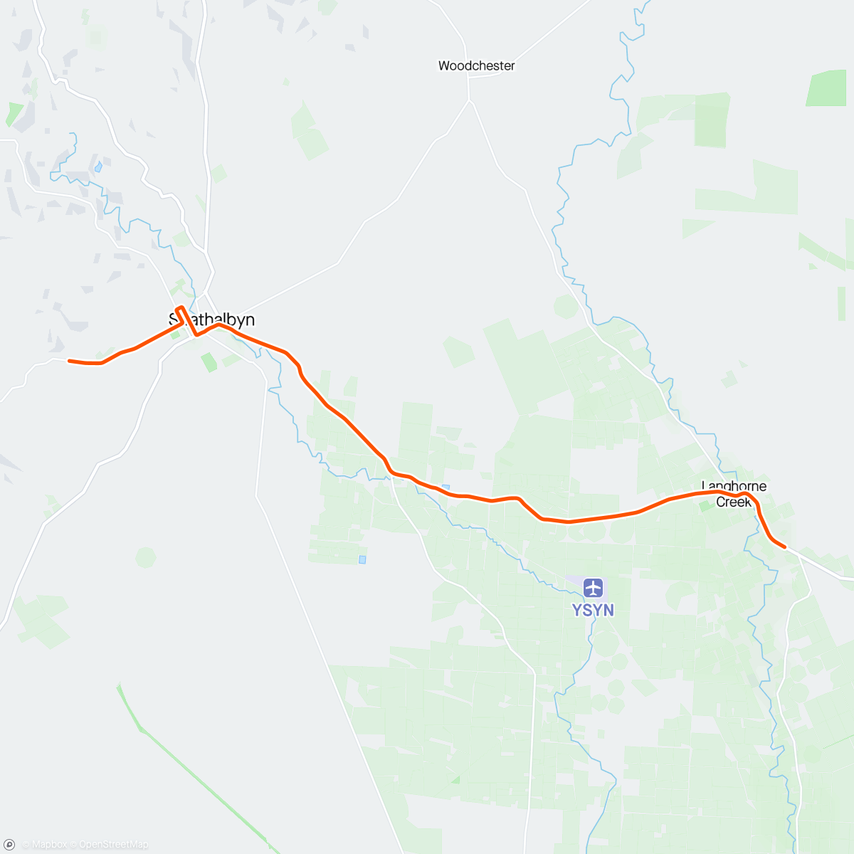Map of the activity, ROUVY - Tour Down Under 2024 | Stage 4 - Ashbourne (2/3/5/10)