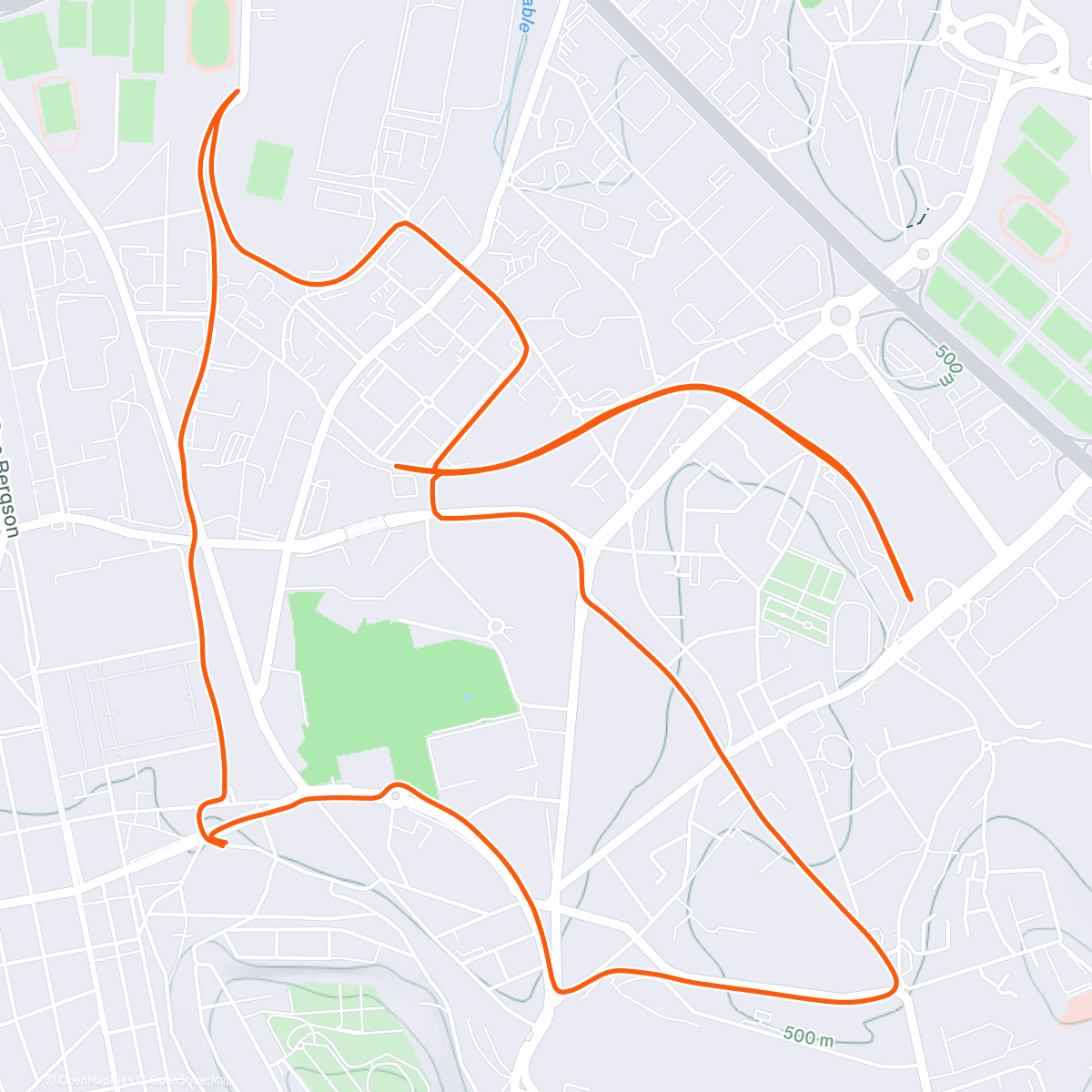 Карта физической активности (Seuil 3x7’@4:20 🌫️)