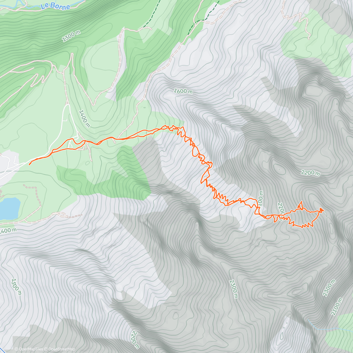Map of the activity, Trou de la Mouche 🧊🧊🧊