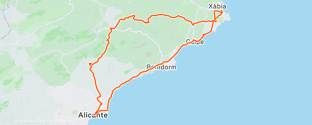 Map of the activity, MVDP classic