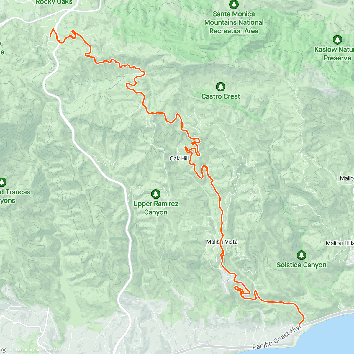 Map of the activity, The Multitrack was built for the hills. 3x
