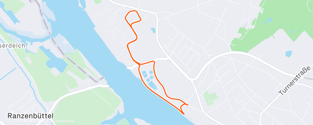 Map of the activity, Frohe Weihnachten.