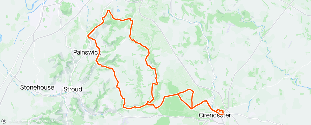 Map of the activity, Saturday Trail Run 🏃🏻‍♂️