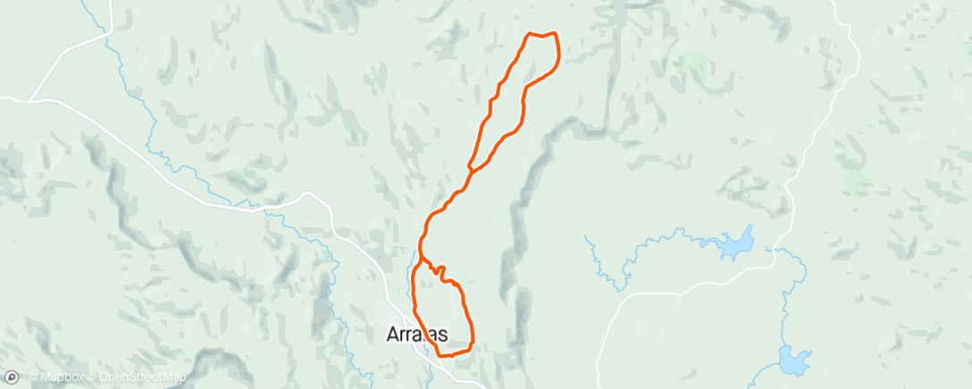 Map of the activity, Desafio das colinas Arrais -TO p5 elite
