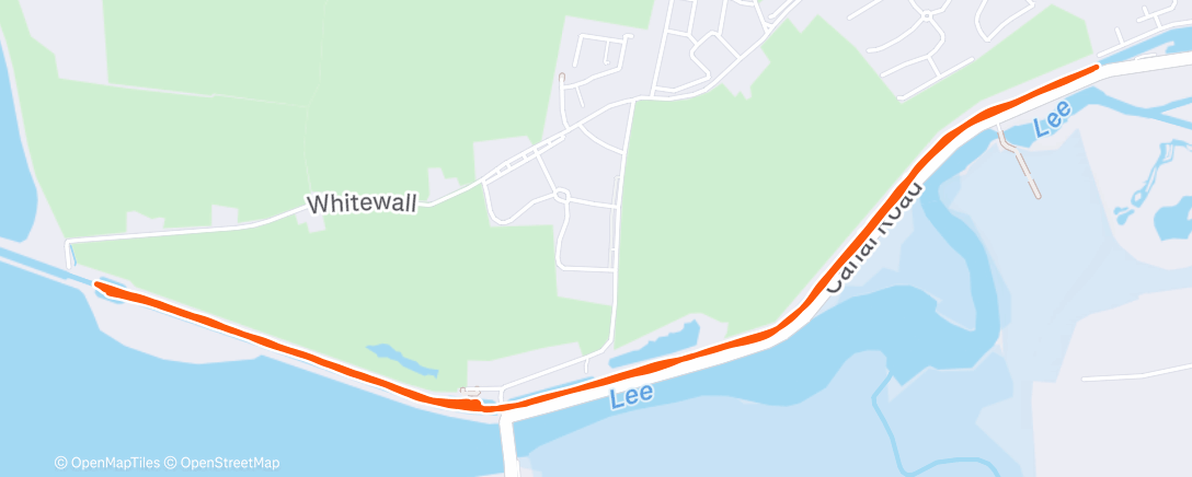 Map of the activity, Afternoon Row