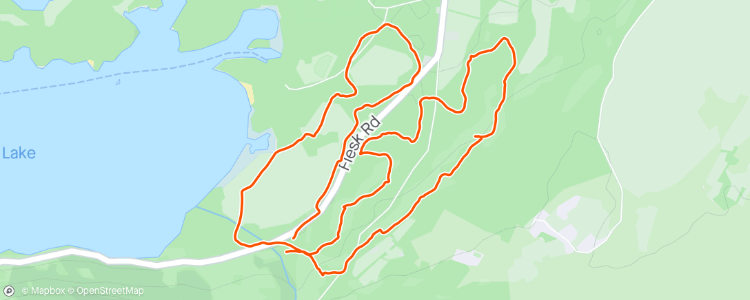 Map of the activity, Lower Torc Orienteering