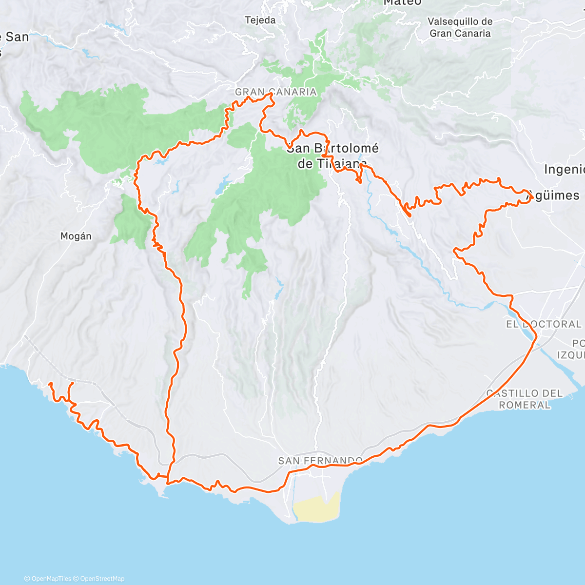 Map of the activity, Amazing ride with Cort