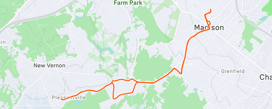 Map of the activity, Commute 😊