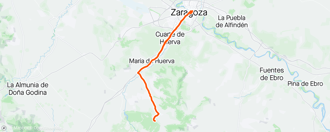 Map of the activity, Dos Dorletas con el dueño de la finca