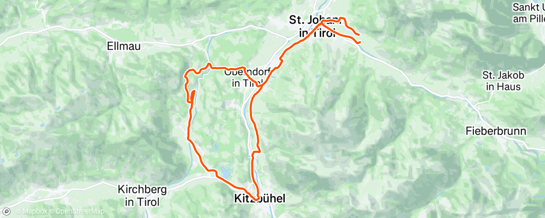 Map of the activity, MTB