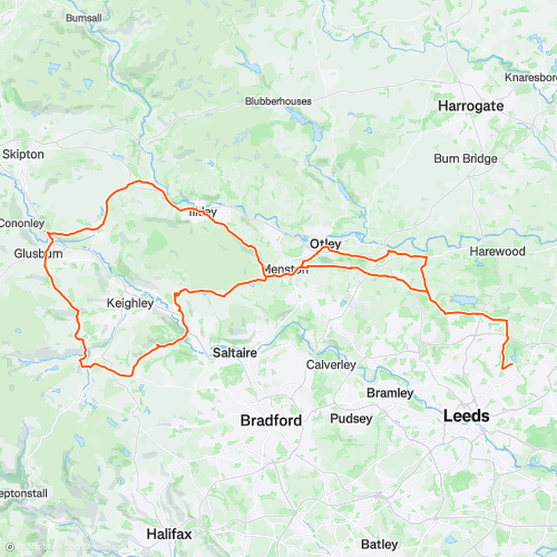 Tour de Yorkshire Sportive | 105.2 km Road Cycling Route on Strava