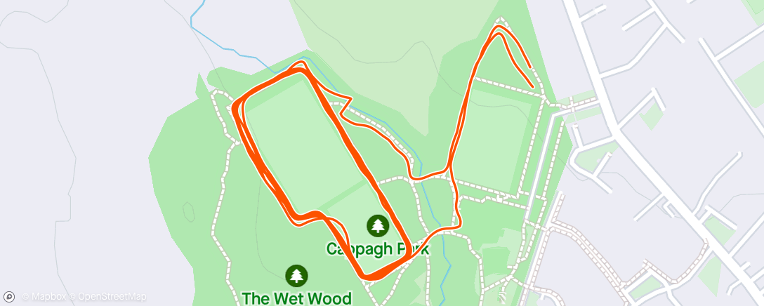 Map of the activity, Jog Cappagh