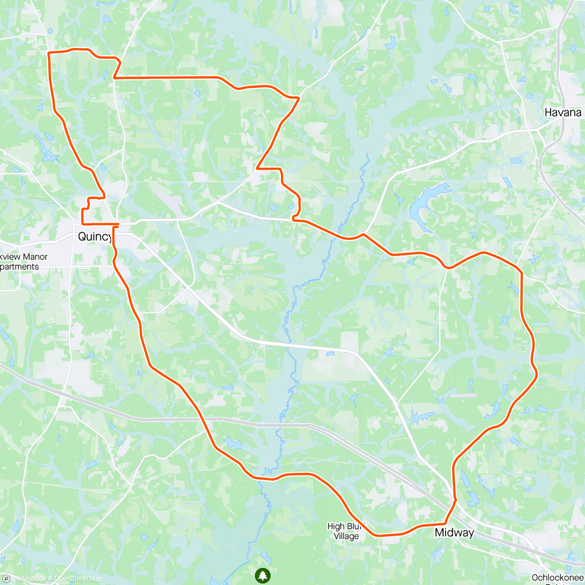 Mapa da atividade, Robin’s Saturday # 2 After Lunch Training Ride