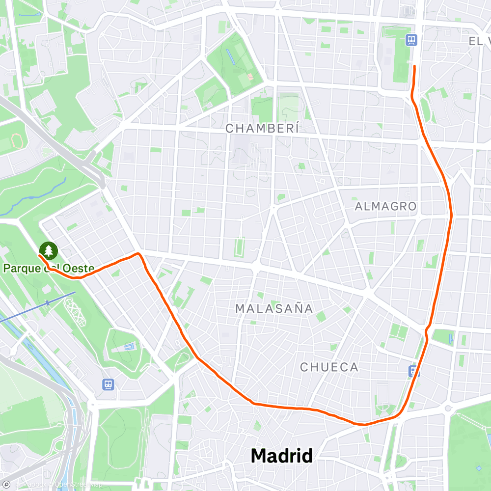 Map of the activity