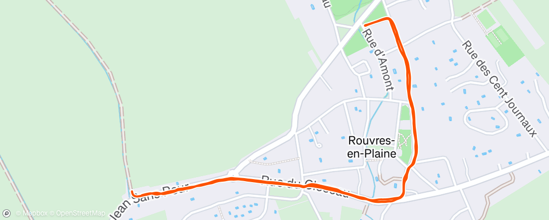 Map of the activity, 1000km cette année ✅