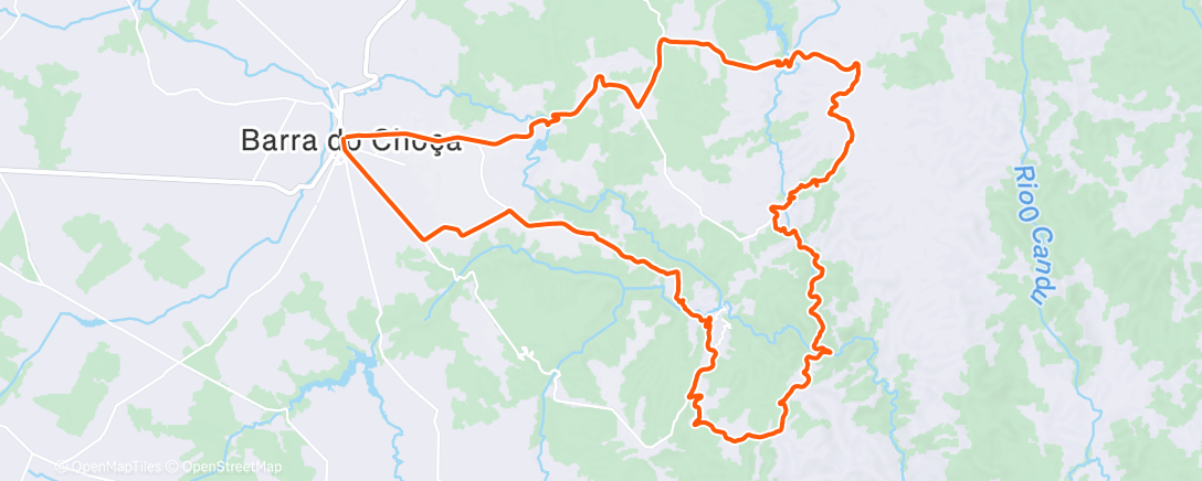 Map of the activity, Morning E-Bike Ride