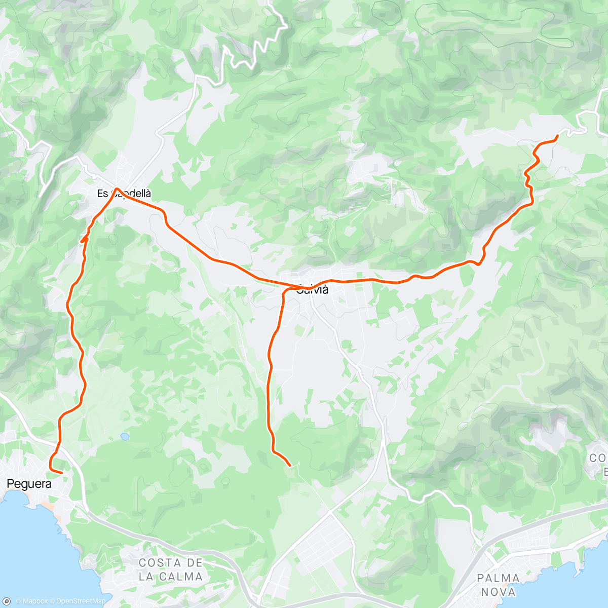 Map of the activity, ROUVY - Challenge Peguera Mallorca | Spain 40 km