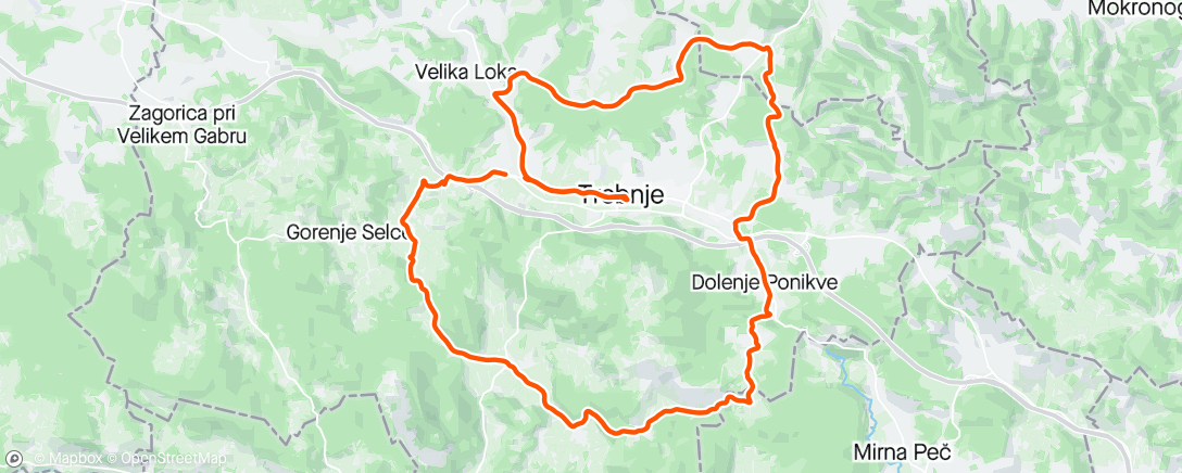 Map of the activity, Dolenjski recovery