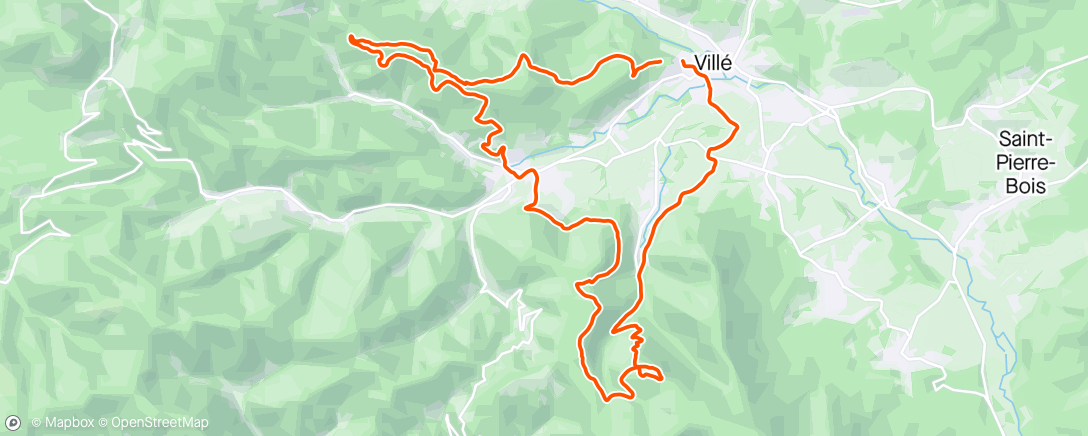 Map of the activity, Trail du Wurzel avec Brother Runner