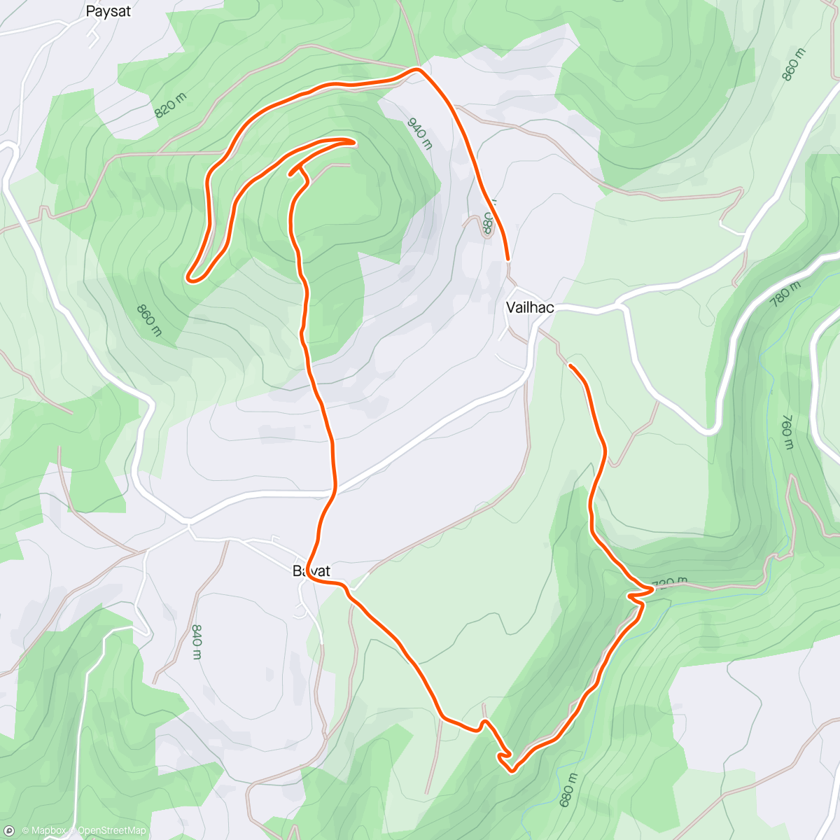 Map of the activity, Trail le midi -> Mont Briançon 🤩