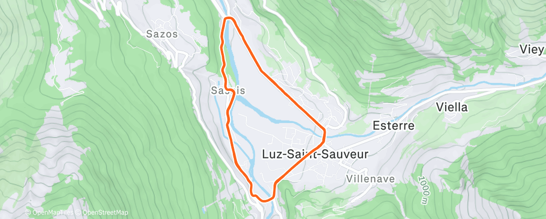Map of the activity, Sortie décrassage 🤧😅