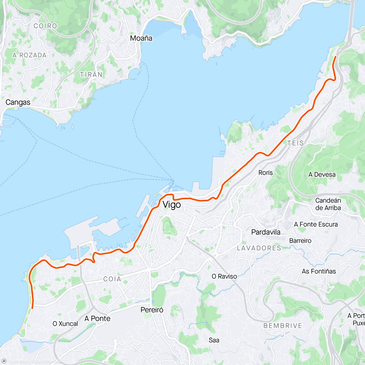 Map of the activity, BKOOL - Vigo- Galicia
