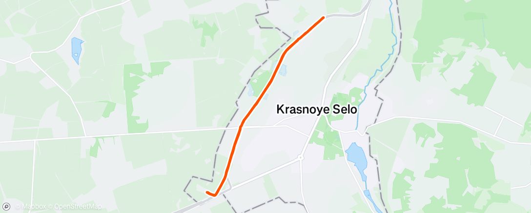 Map of the activity, Утренний забег