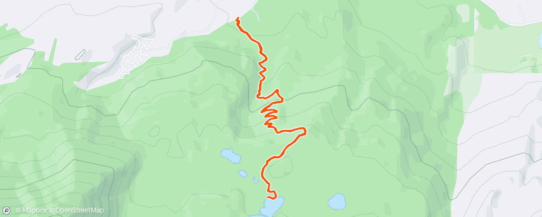 Map of the activity, Sherwin lake
