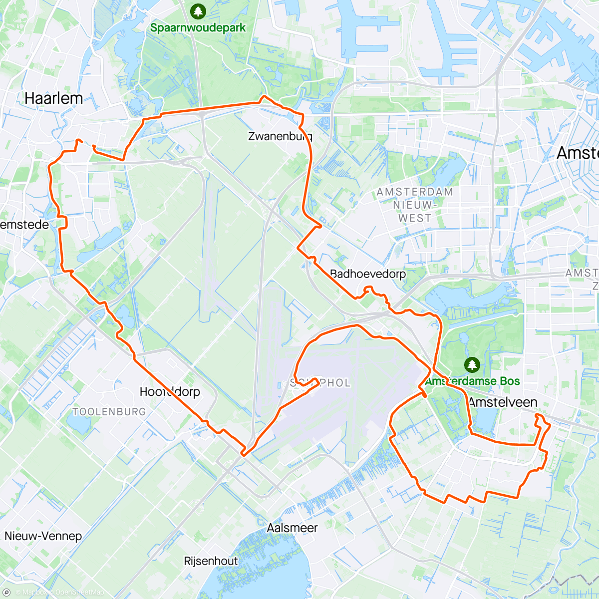 Map of the activity, Kledingadvies op Schiphol