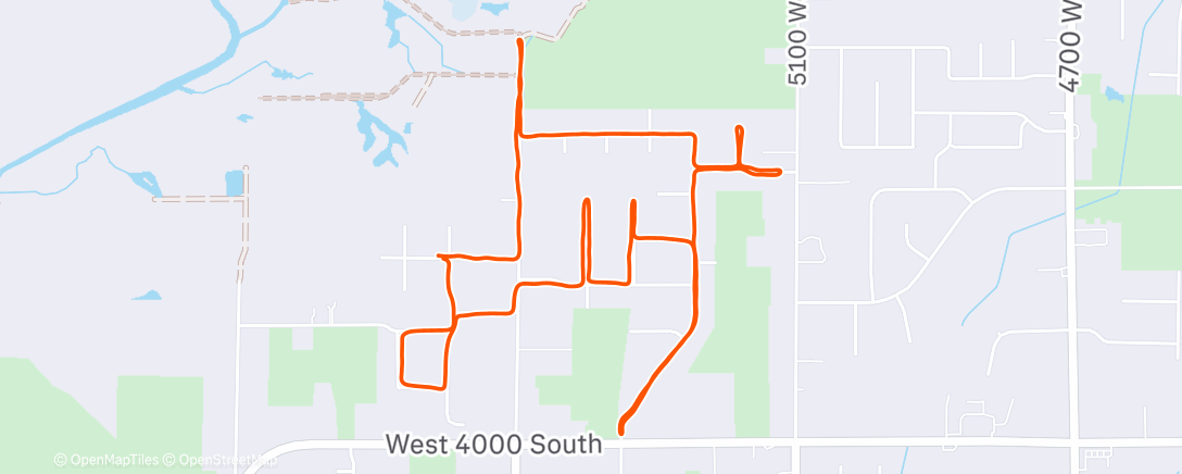 Карта физической активности (Morning Run)