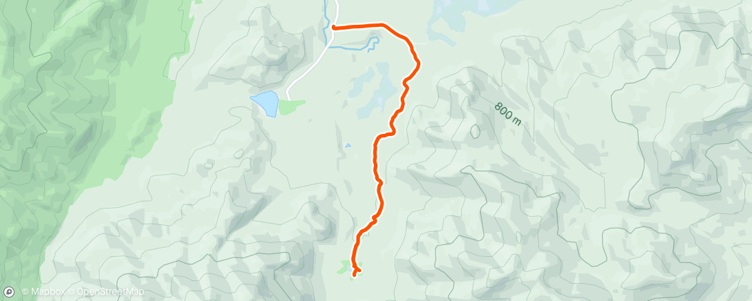 Map of the activity, Afternoon Nordic Ski