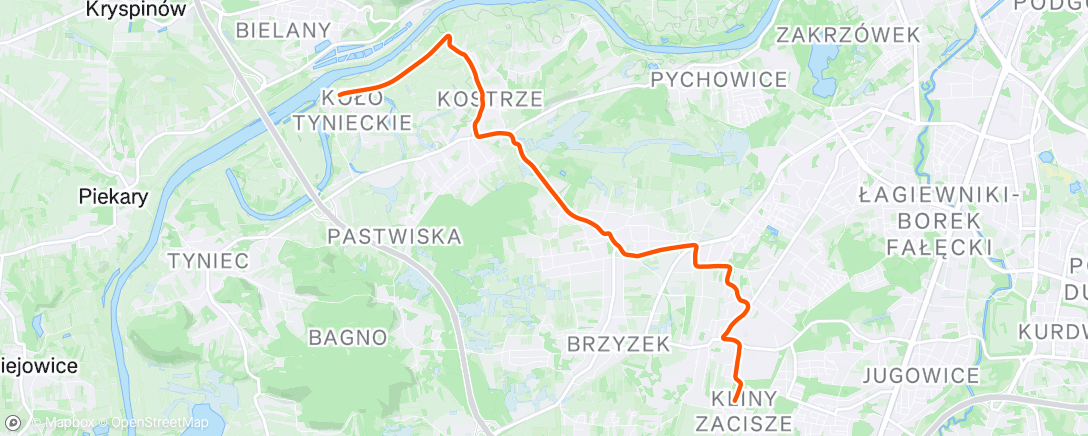 Map of the activity, Morning Ride