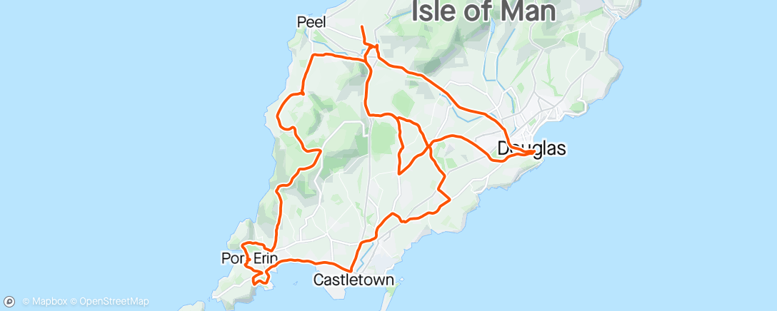 Map of the activity, Morning Ride