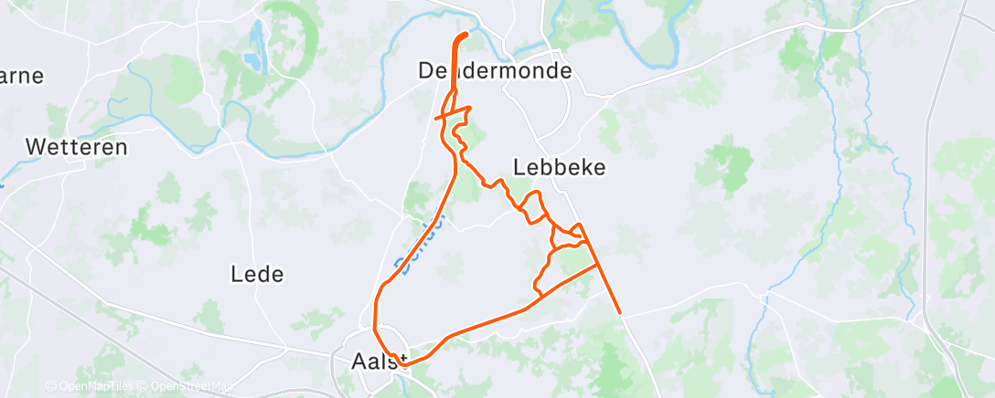 Map of the activity, Namiddagrit