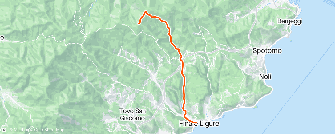 Map of the activity, Arrivederci Finale, ingegnere downhill🤩