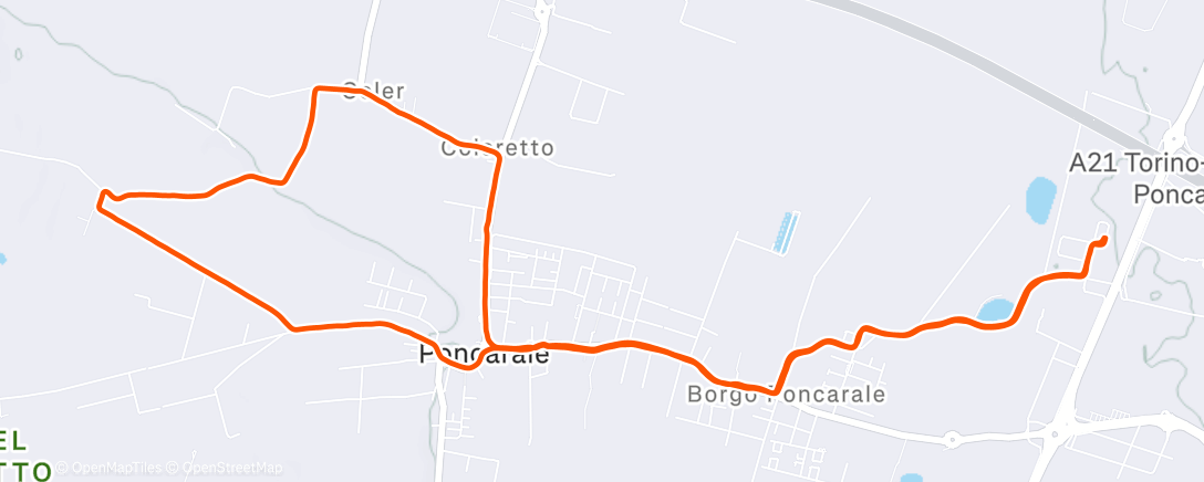 Map of the activity, Monte Netto 🌞
