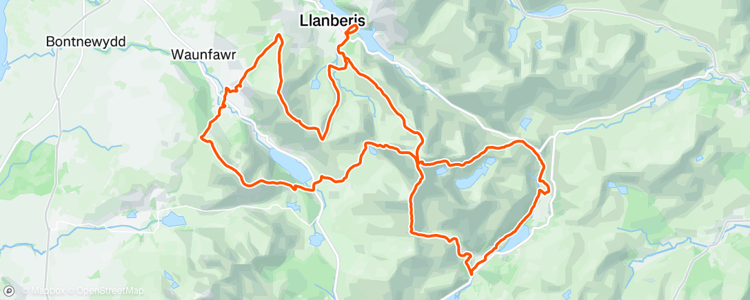 Map of the activity, Ultra-Trail Snowdonia 🏴󠁧󠁢󠁷󠁬󠁳󠁿⛰️