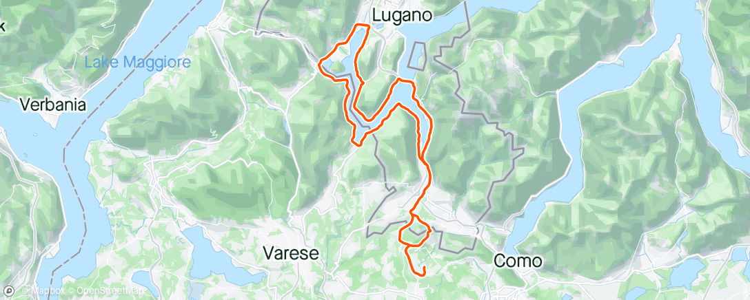 Map of the activity, Uscita mattutina