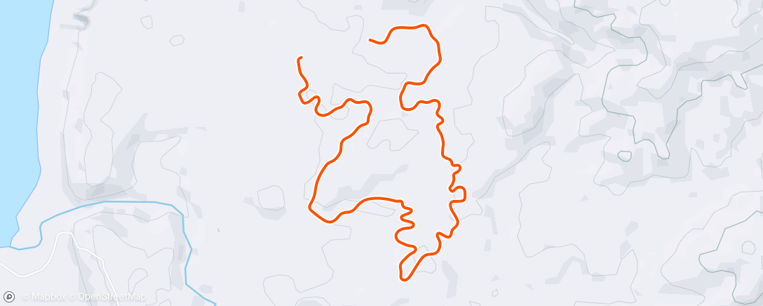 Mapa de la actividad (Zwift - Race: Zwift Hill Climb Racing Club - Temple KQOM Forwards (B) on Kappa Quest in Makuri Islands)