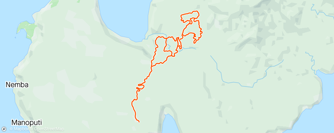 Map of the activity, Zwift - 2x(4x2min) Threshold Fun in Makuri Islands
