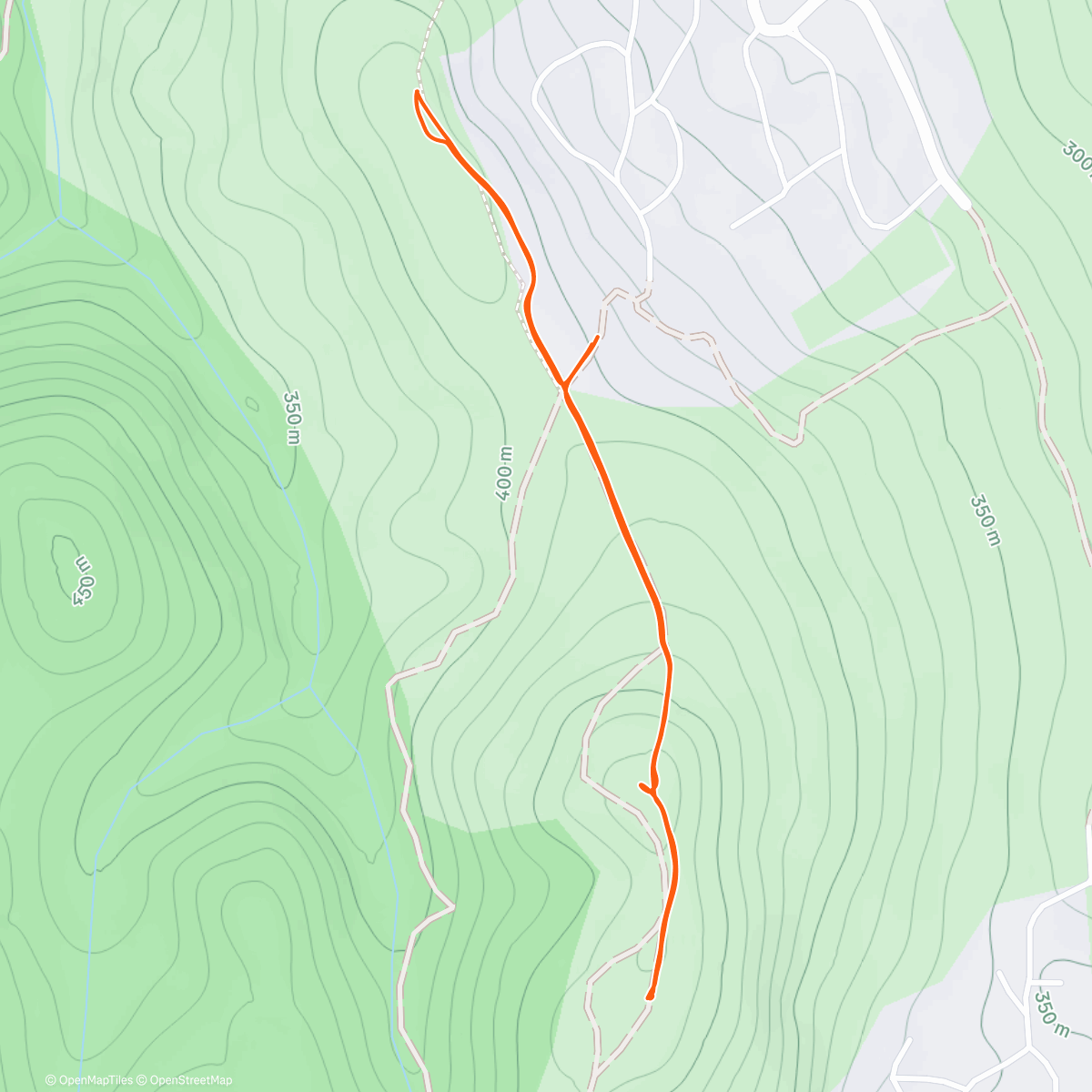 Map of the activity, De Crăciun @Via Bacovia