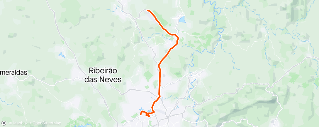 Map of the activity, Pelotão Da Brutalidade na estrada com Priscila e Fred+ confins com Flávia e Douglas 🥴🤟🚴🚀