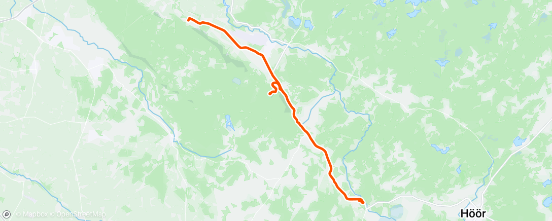 Map of the activity, Afternoon Ride