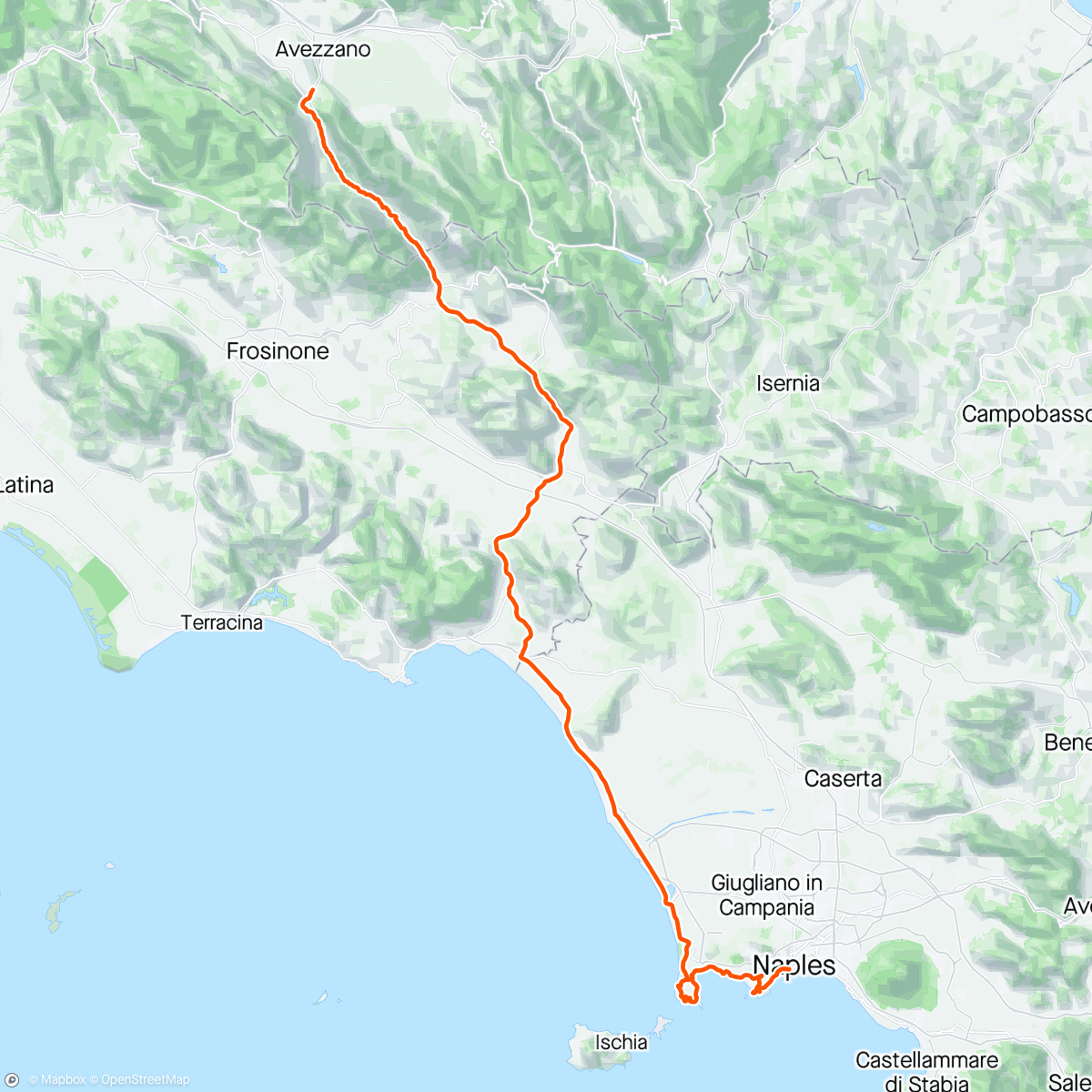Map of the activity, 🎀 GIRO D’ITALIA 2024 🎀 9 tappa